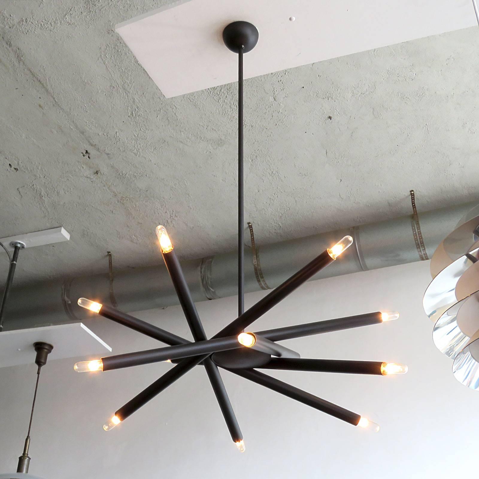 Brass Spiral-30 Chandelier by Gallery L7 For Sale