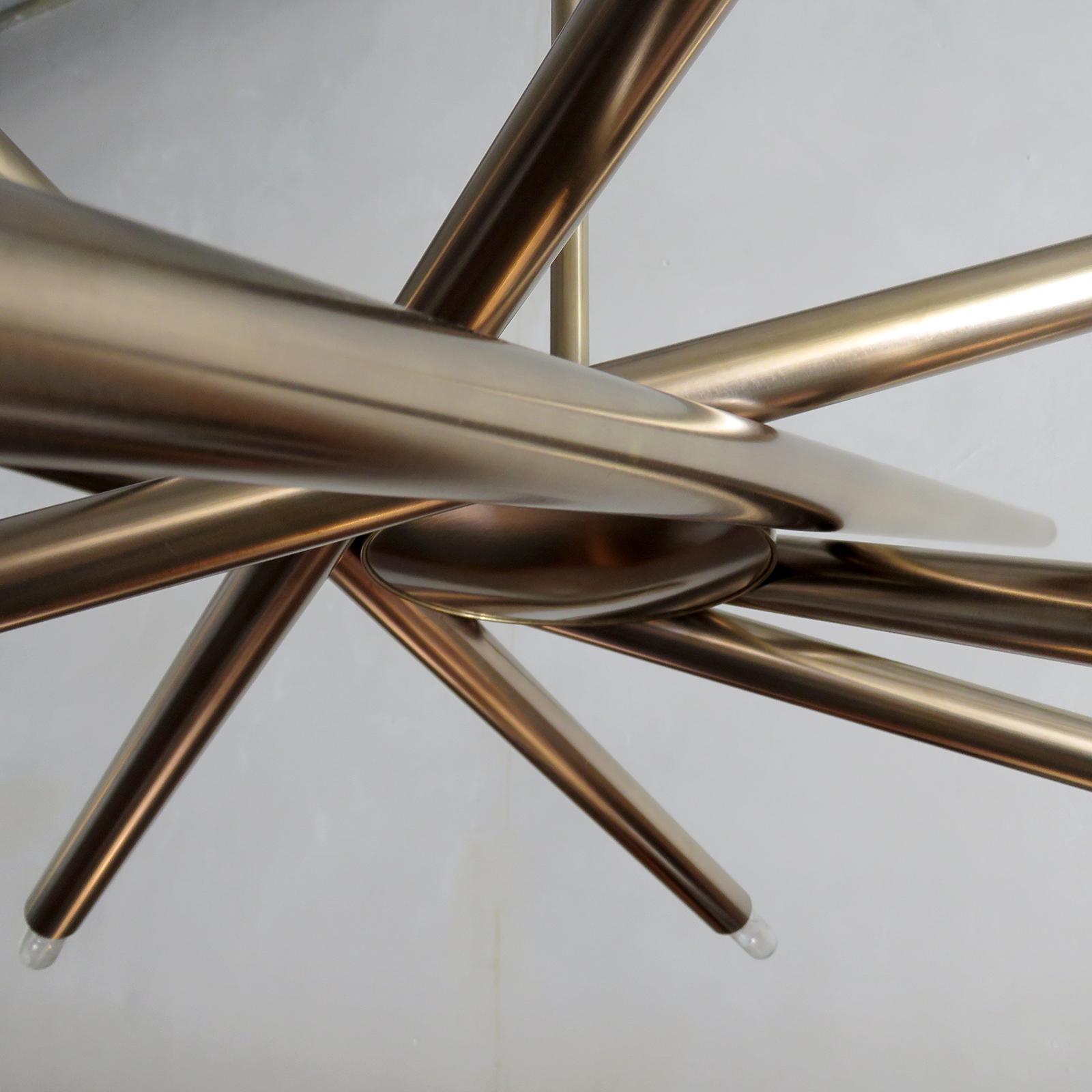 Spiral-60 Chandelier by Gallery L7 In New Condition In Los Angeles, CA