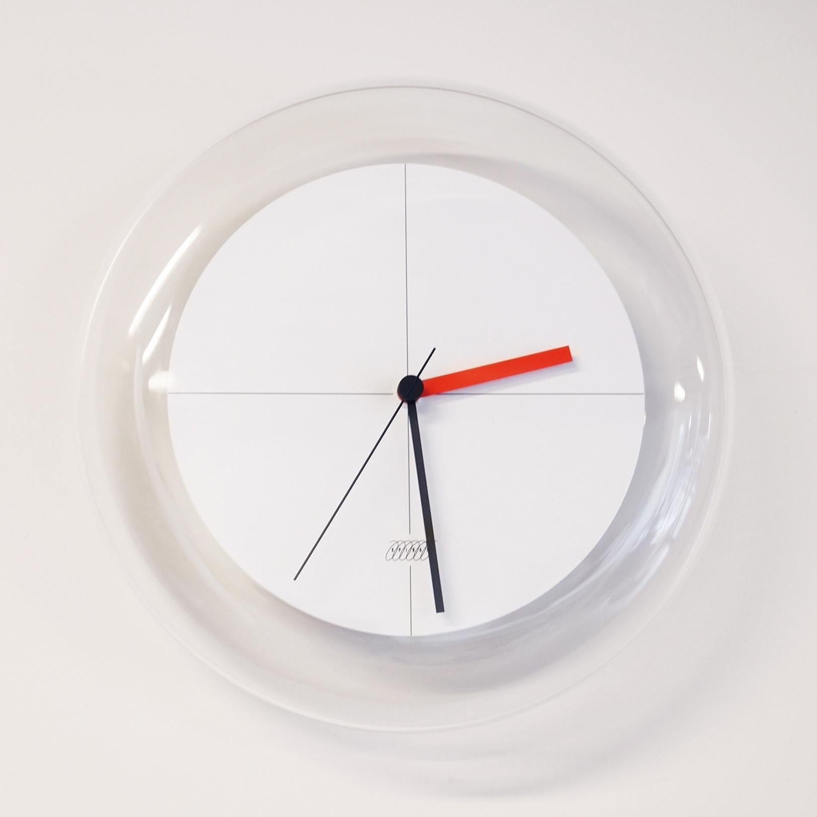 Acrylic Spiral Clock A Shiro Kuramata Japanese Zen Minimal Postmodern