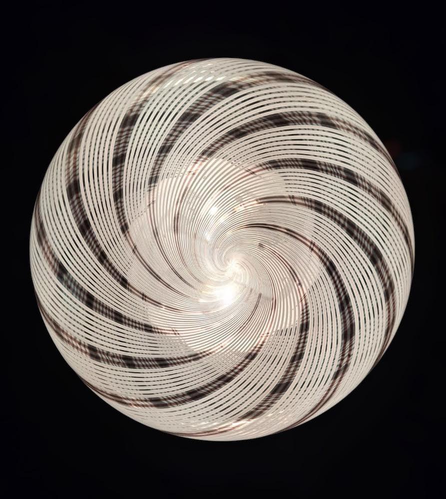 Spiral Flush Mount by Venini For Sale 1