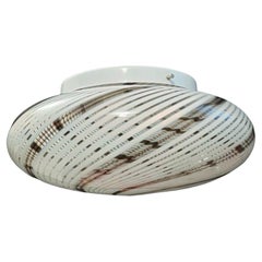 Vintage Spiral Flush Mount by Venini