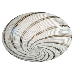 Vintage Spiral Flush Mount by Venini