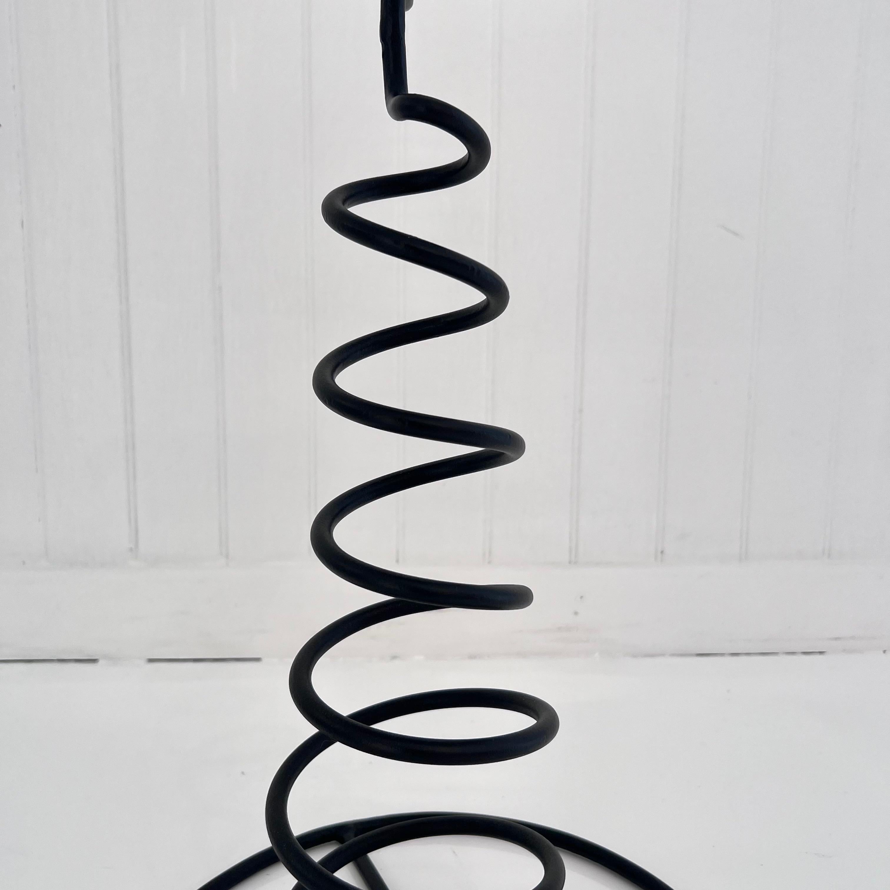 Attrape-tout en spirale en fer et verre, 1960 France en vente 6