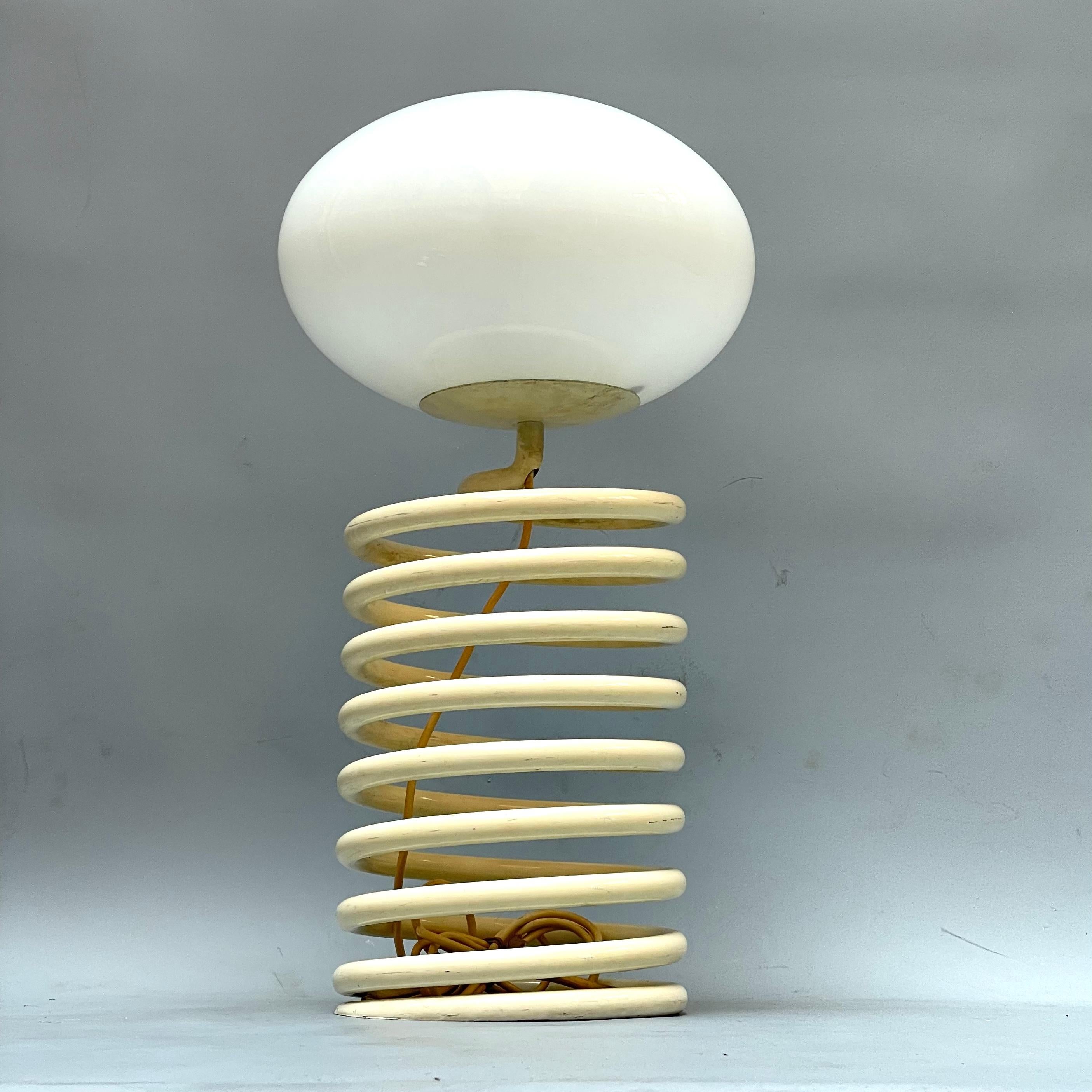 Post-Modern Spiral lamp by Ingo Maurer
