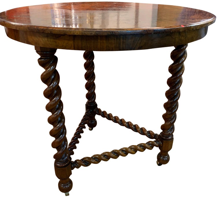 Spiral Leg Side Table, France, 19th Century at 1stDibs spiral leg table