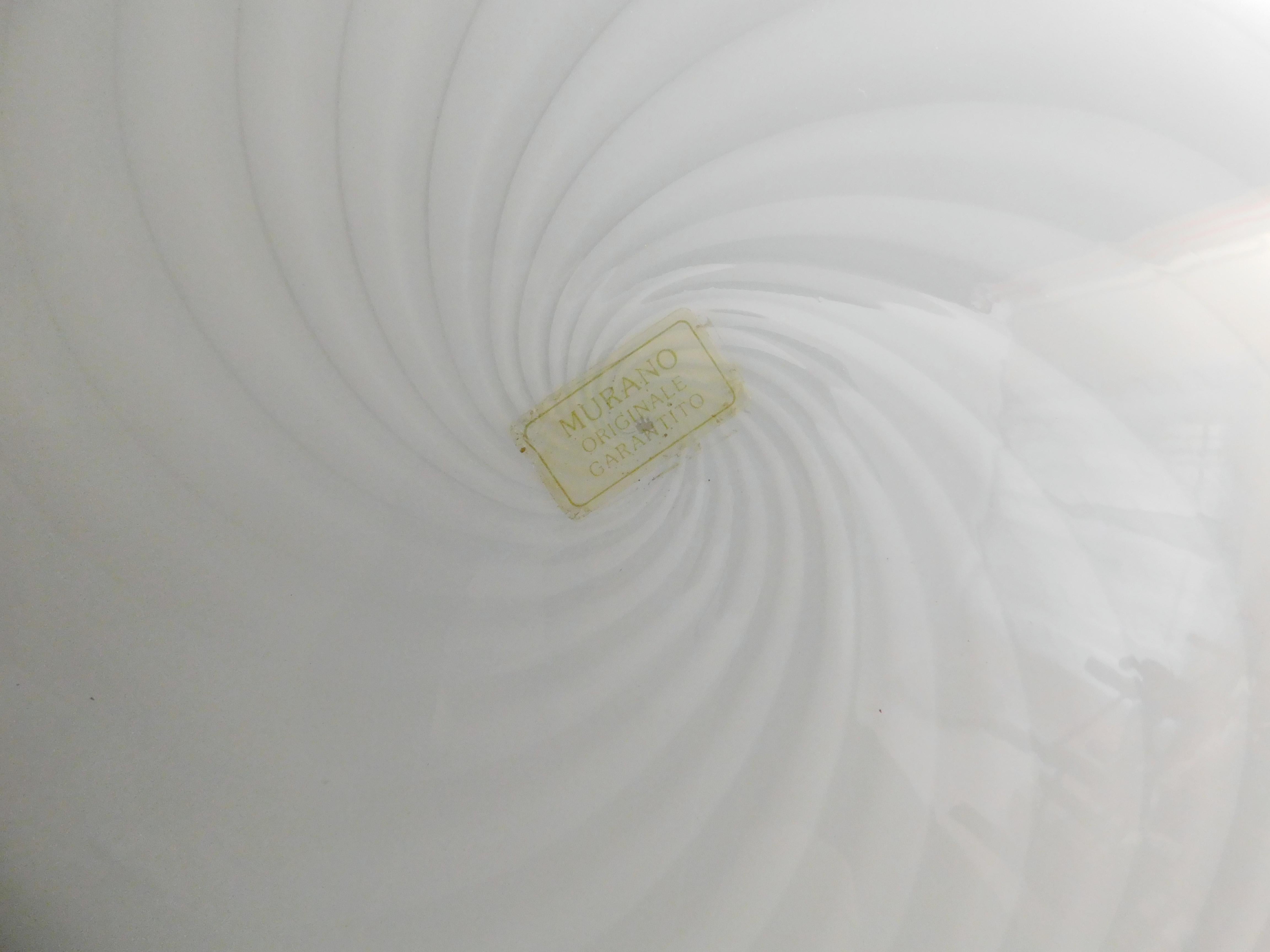 Spirale Whiting bianco Murano - Montaggio ad incasso in vendita 3