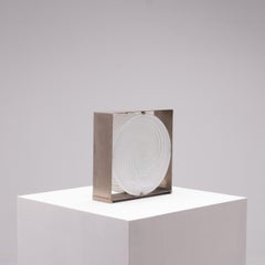Lámpara de mesa «Spiral», modelo LT217, diseñada por Carlo Nason para Mazzega, Italia, década de 1960