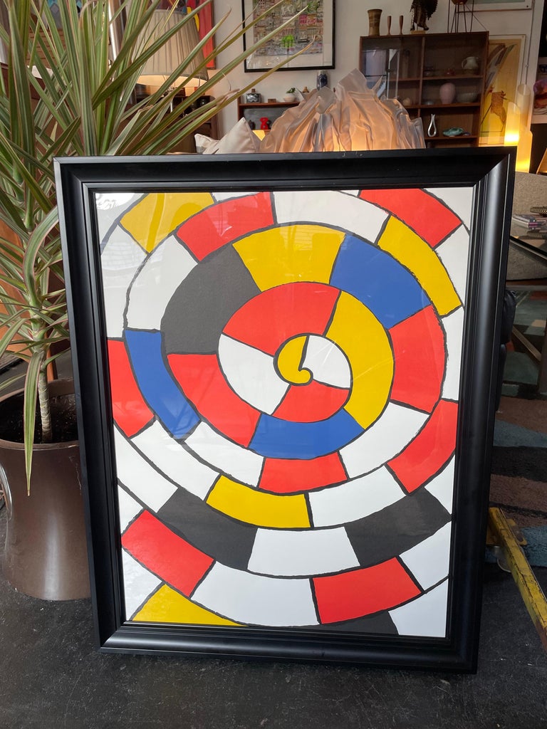 Late 20th Century “Spiral” Print by Alexander Calder For Sale