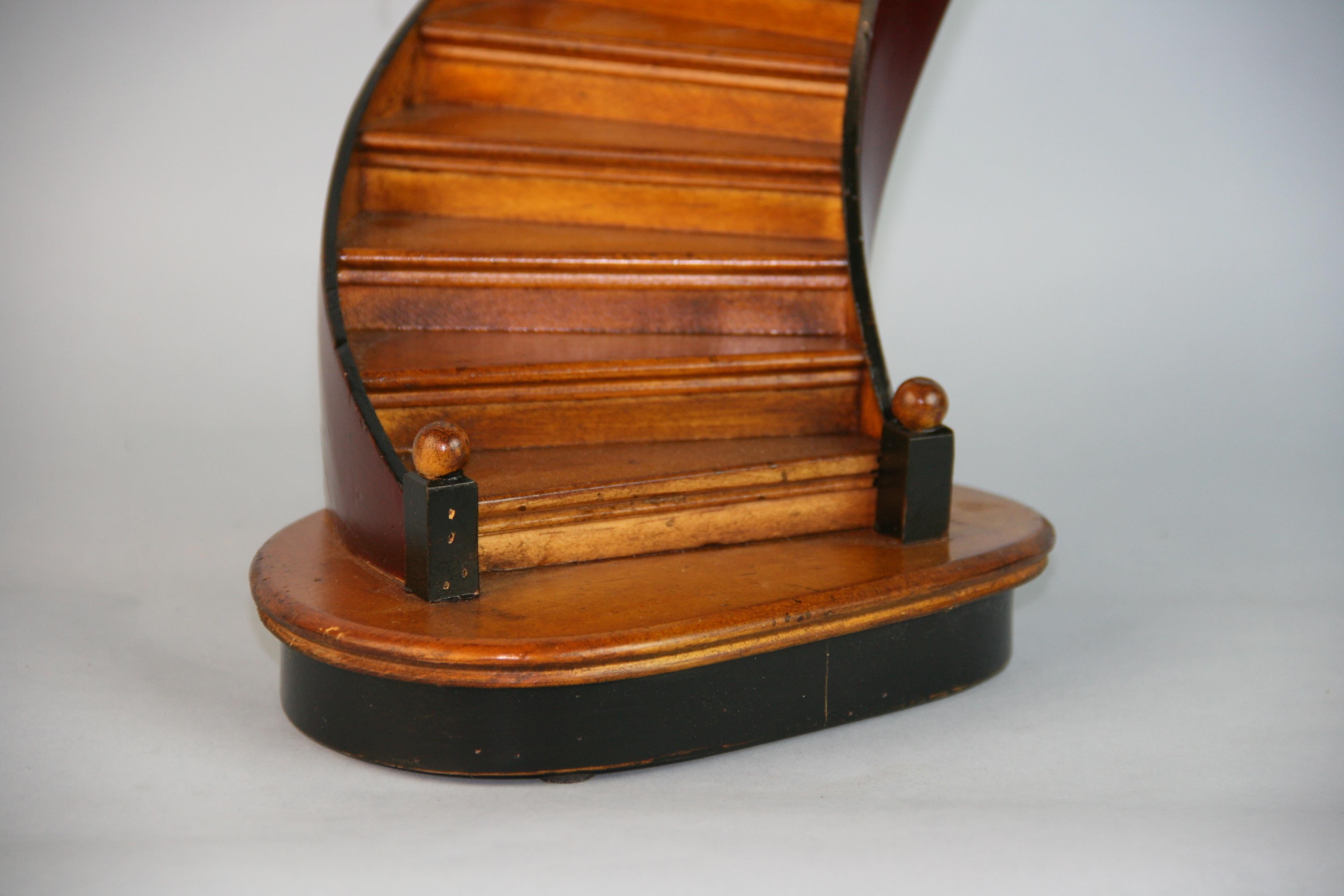 Hardwood Spiral Staircase Architectural Model