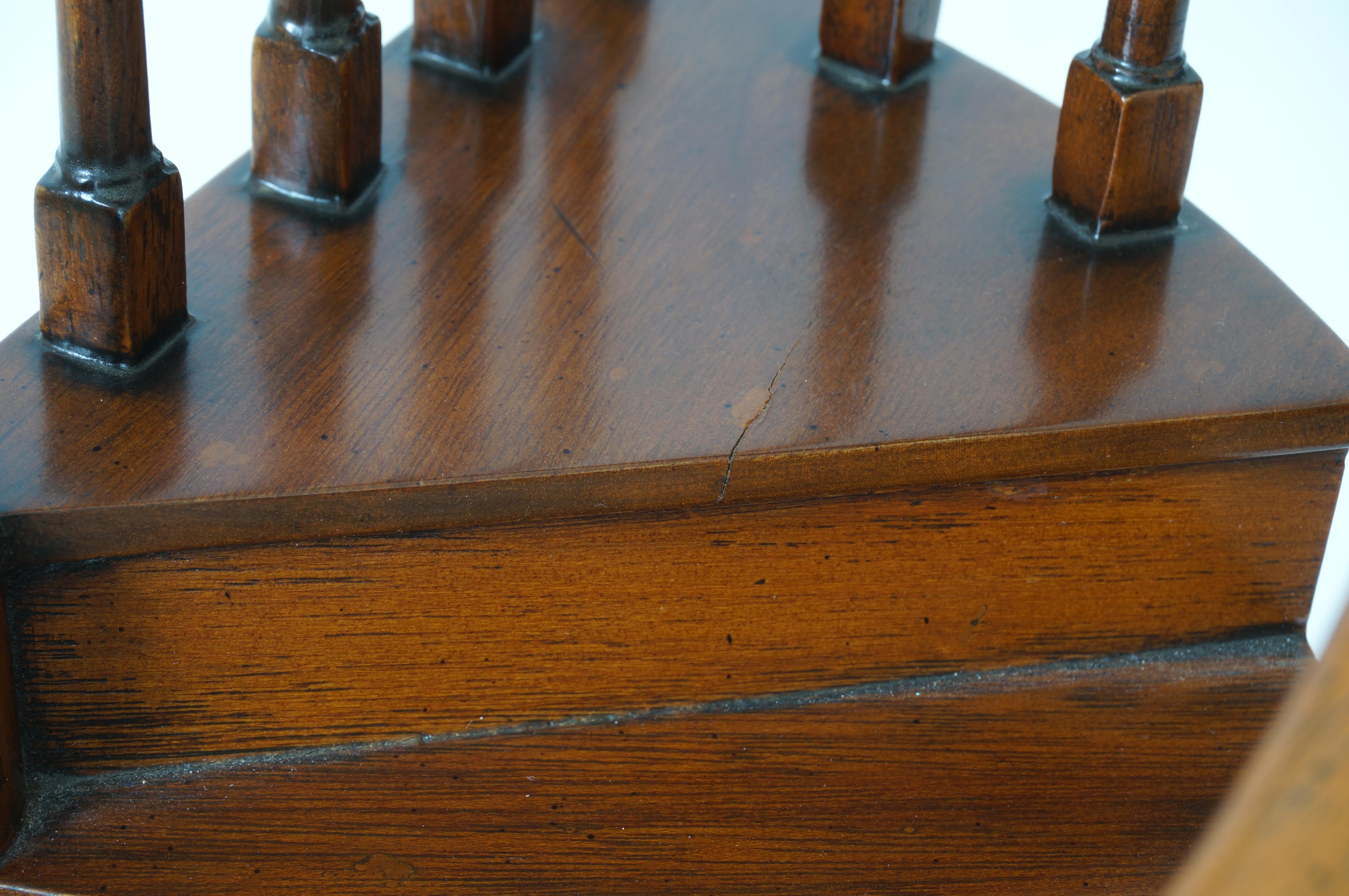 Spiral Staircase Architectural Model in Mahogany 3