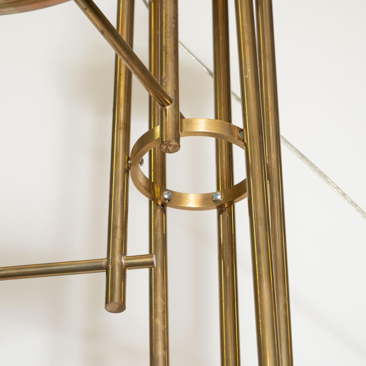 Lampadario a spirale a gradini di Marcelo Bessa in vendita 3