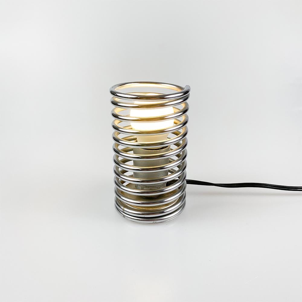 Spiral Table Lamp, 1970's In Good Condition In FERROL, ES