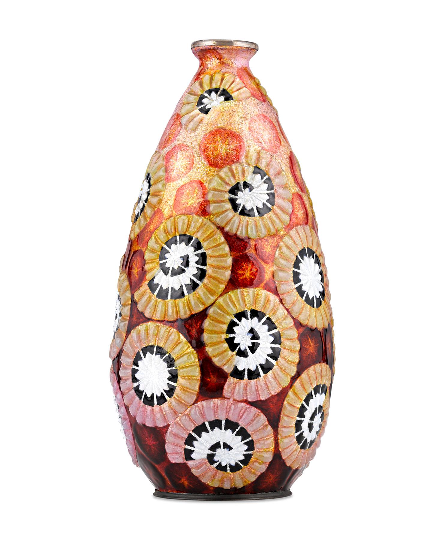 French Spiral Vase by Camille Fauré