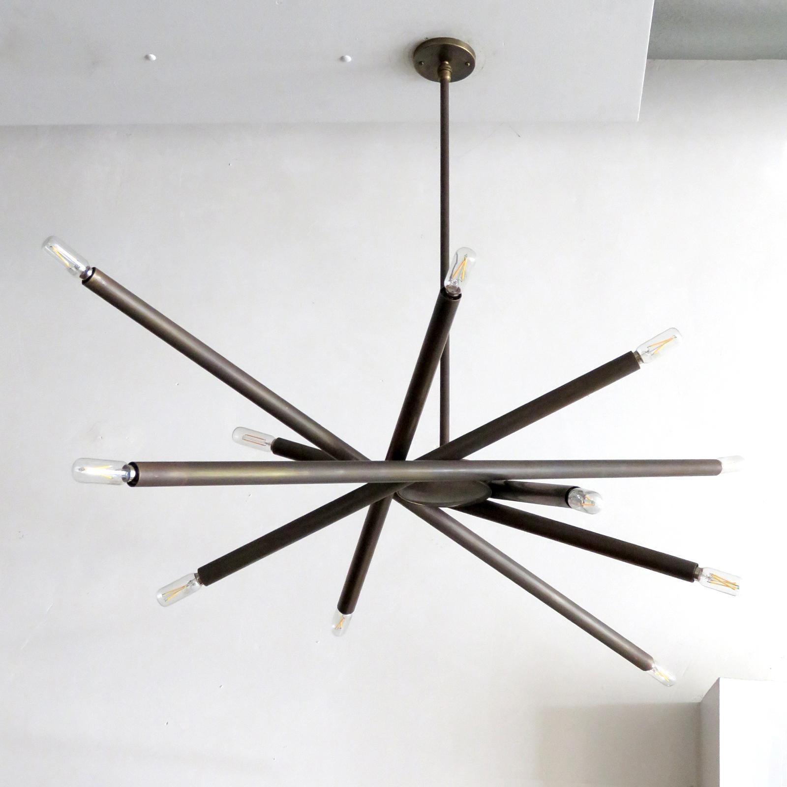 American Spiral VL-6 Chandelier by Gallery L7 For Sale