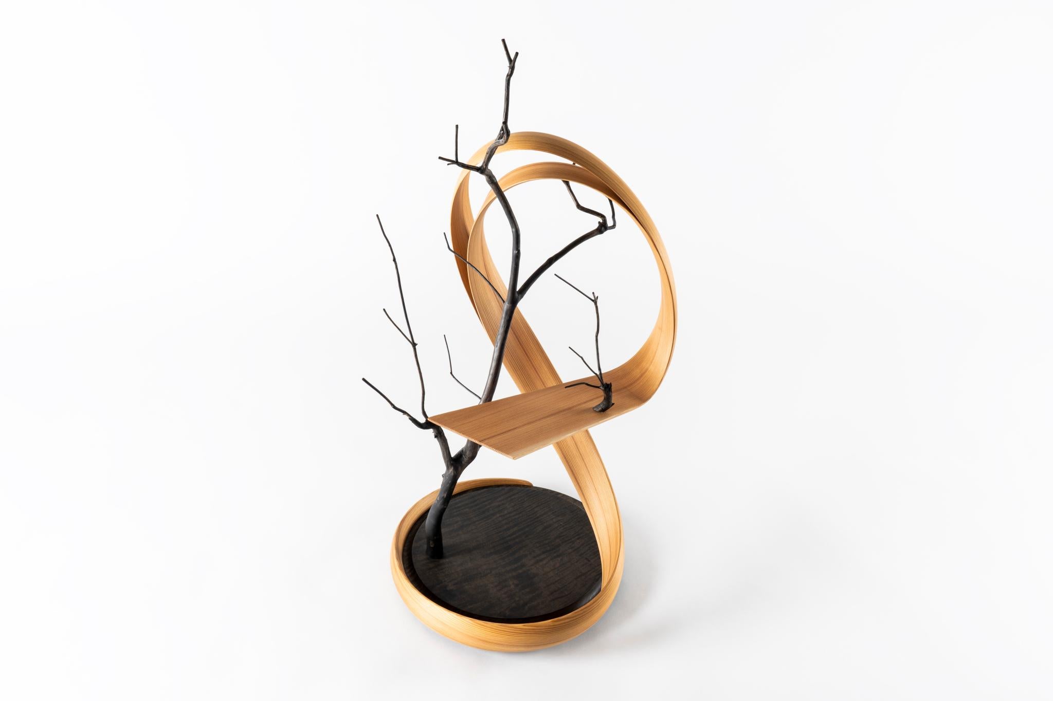 Spiral5 Kenta Hirai Japanese Contemporary Bentwood Sculpture 1