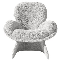 Spirale Chair in 'Sami' Fabric Upholstery by Alexandre Ligios, Organic Curves
