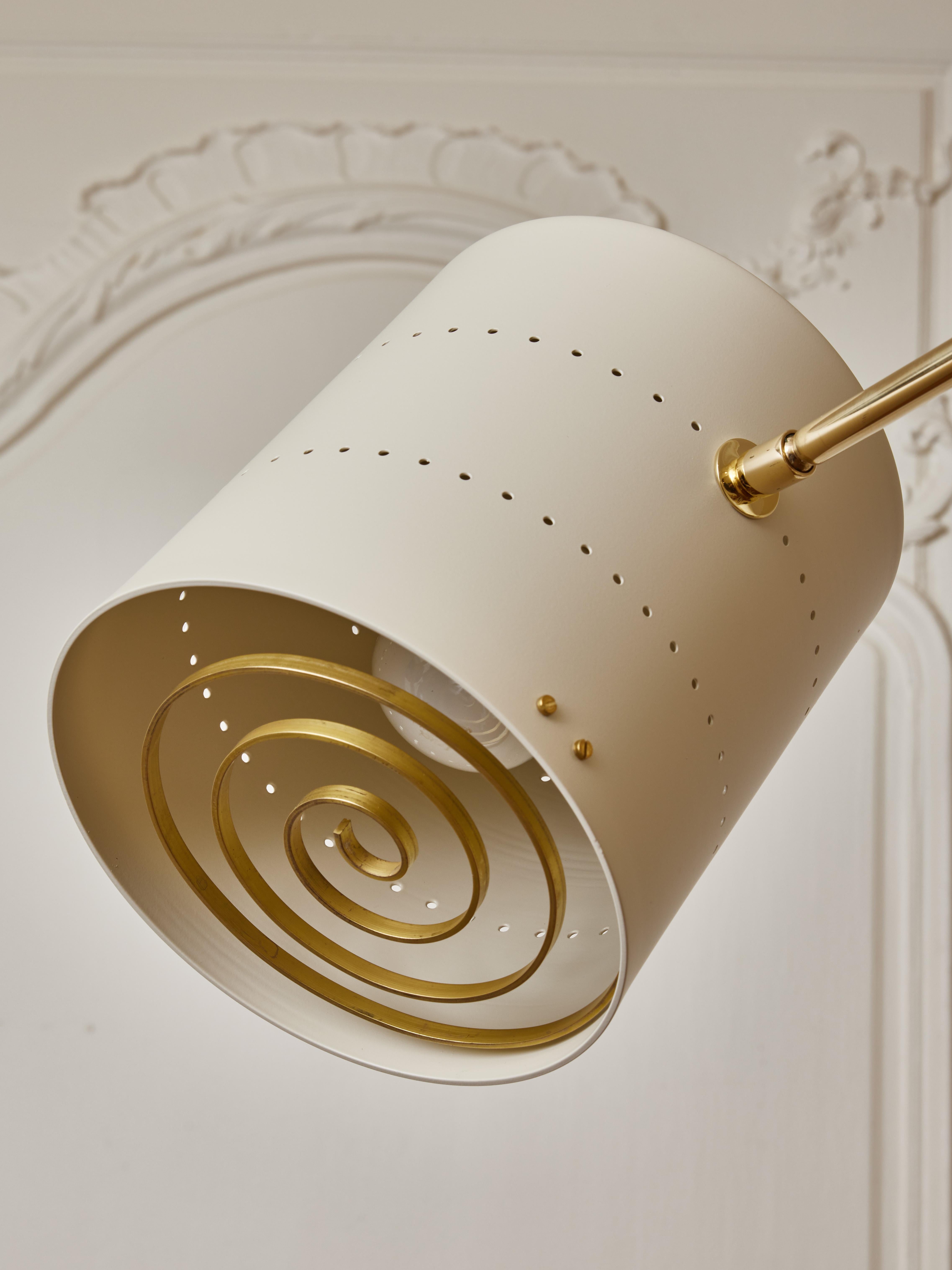 Kronleuchter „Spirale“ von Diego M im Zustand „Hervorragend“ im Angebot in Saint-Ouen (PARIS), FR