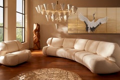 "Spirale" Chandelier Signed by D. Mardegan