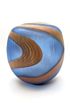 "Spirale", oggetto in vetro dello Studio Salvadore, realizzato a Murano nel 2015 circa.