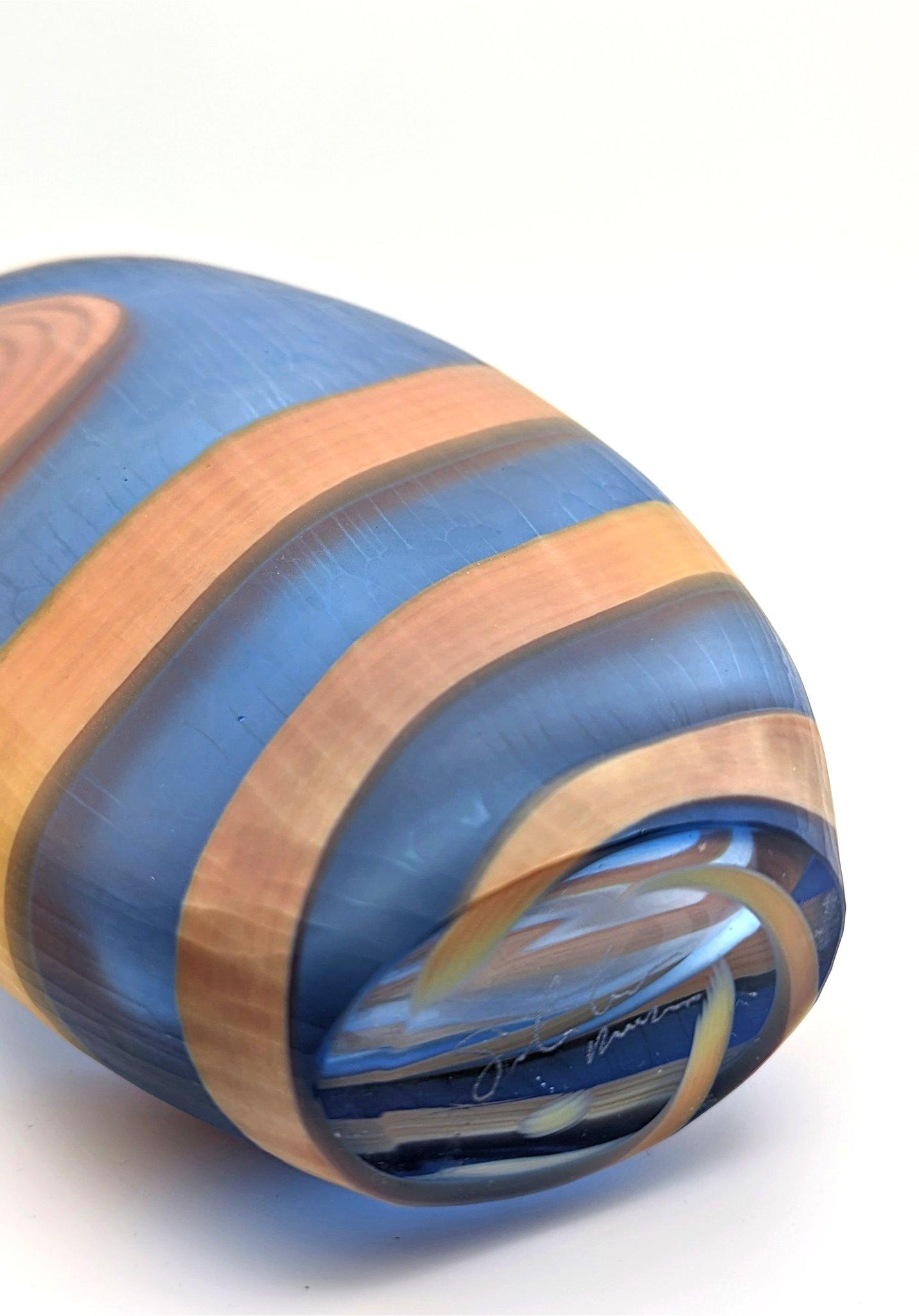 „Spirale“-Glasobjekt von Studio Salvadore, hergestellt auf Murano, ca. 2015 (Handgeschnitzt) im Angebot