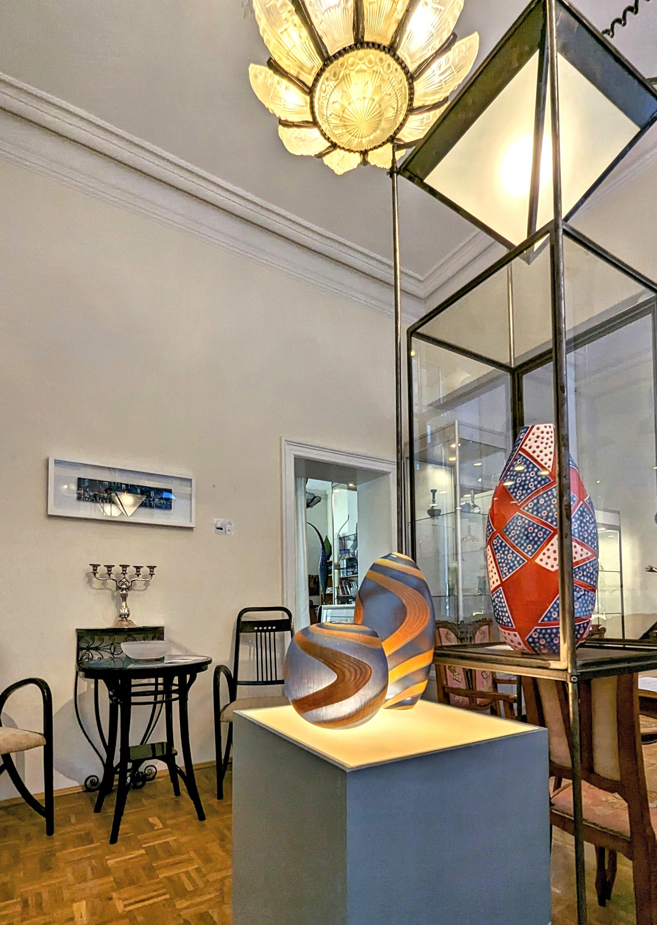 „Spirale“-Glasobjekt von Studio Salvadore, hergestellt auf Murano, ca. 2015 im Zustand „Gut“ im Angebot in Aachen, DE