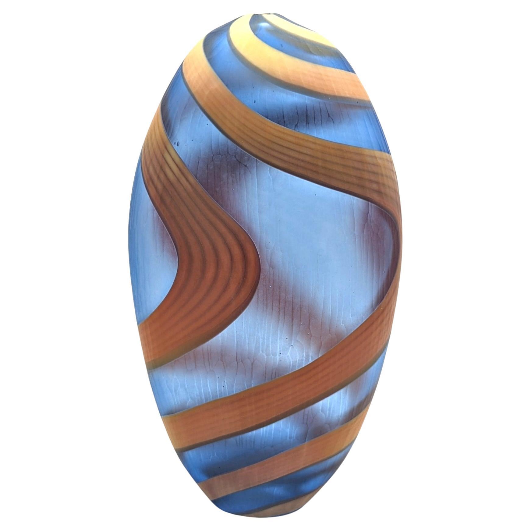 "Spirale" glass object by Studio Salvadore, made on Murano ca. 2015 For Sale