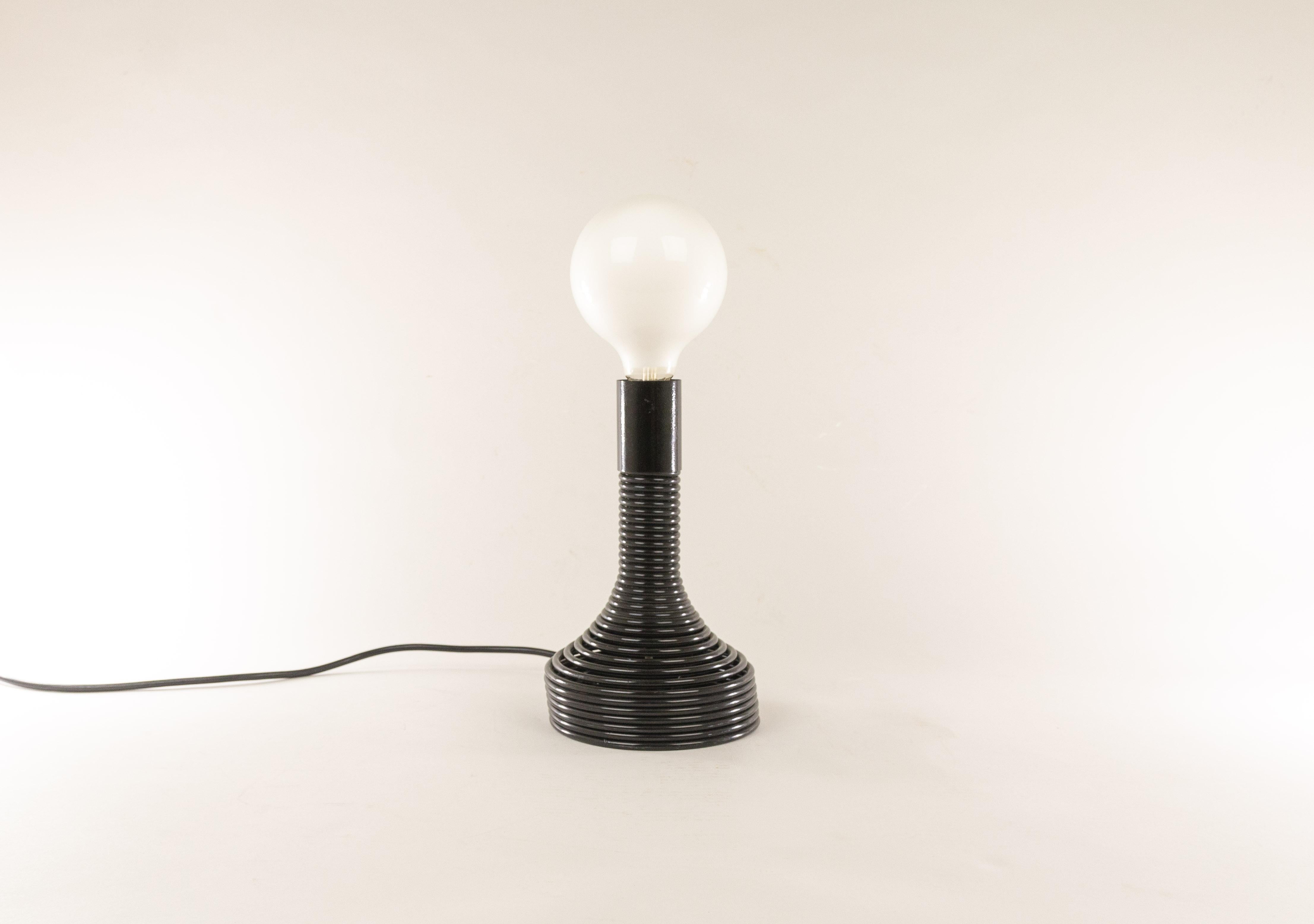 Mid-Century Modern Spirale Table Lamp by Angelo Mangiarotti for Candle, 1970s For Sale