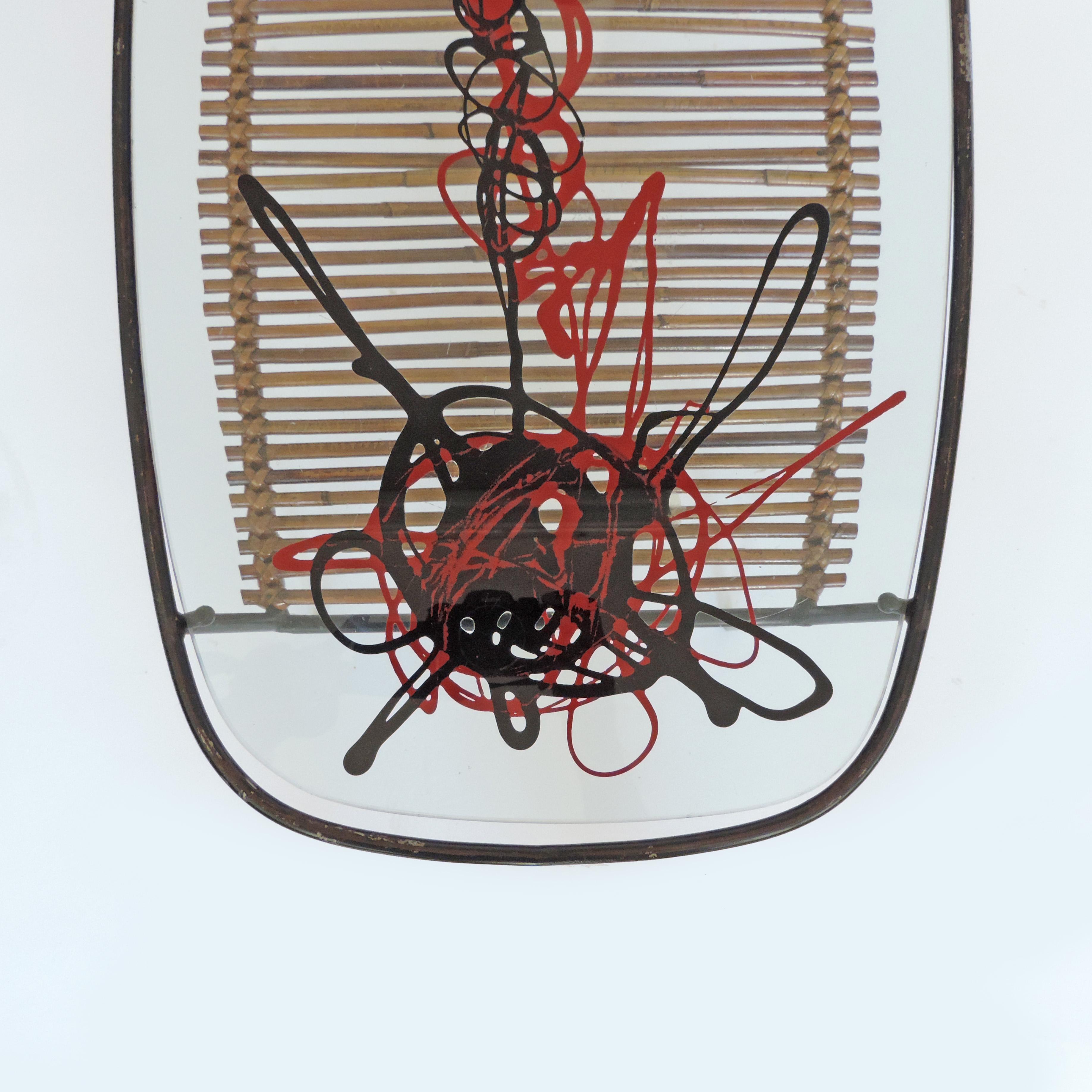 Spirali-Couchtisch des Spazialismo-Künstlers Roberto Crippa, Italien, 1950er Jahre (Emailliert) im Angebot