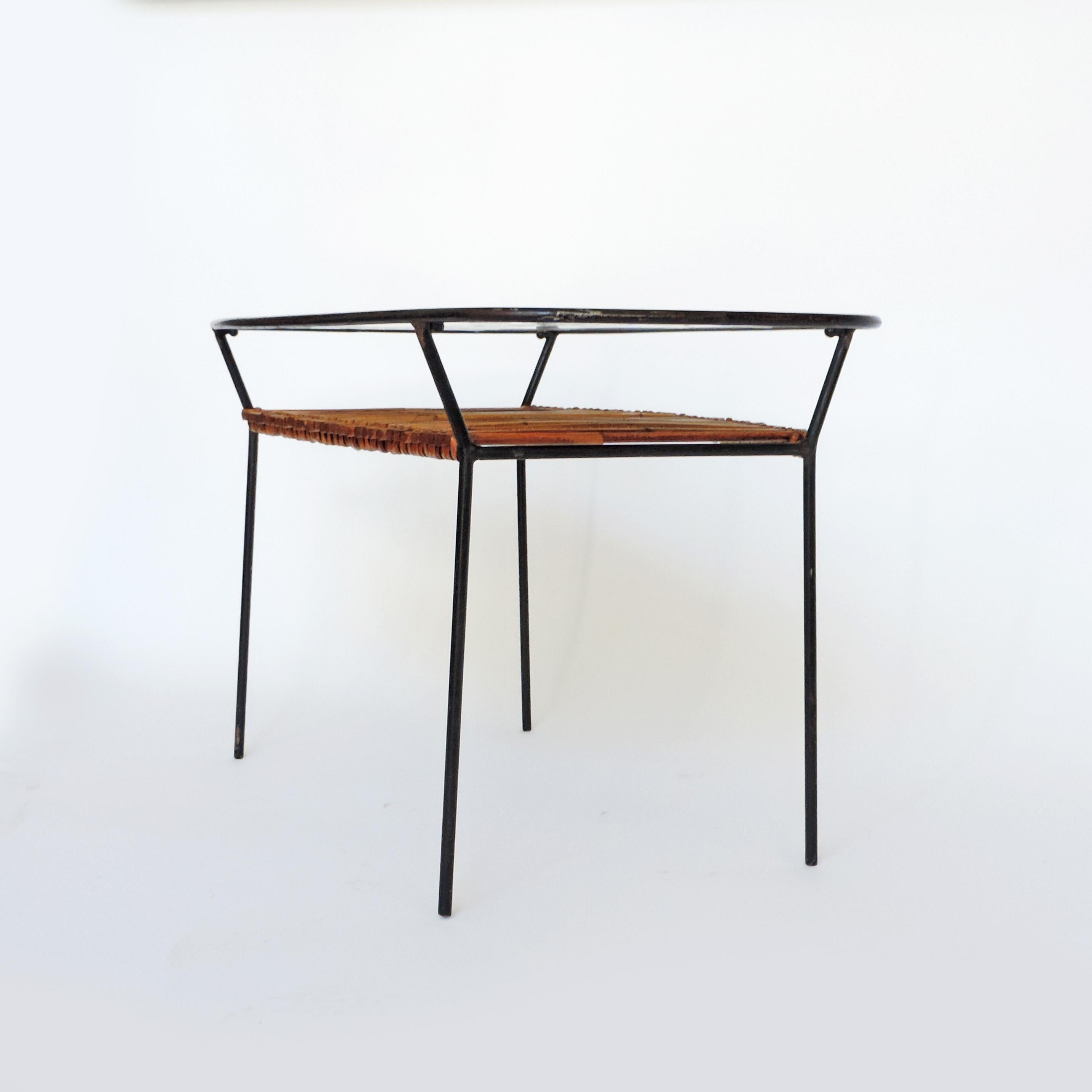 Mid-20th Century Spirali Coffee Table by Spazialismo Artist Roberto Crippa, Italy, 1950s For Sale