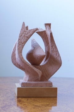 Terrakotta-Skulptur "Spirande liv" von Amundin