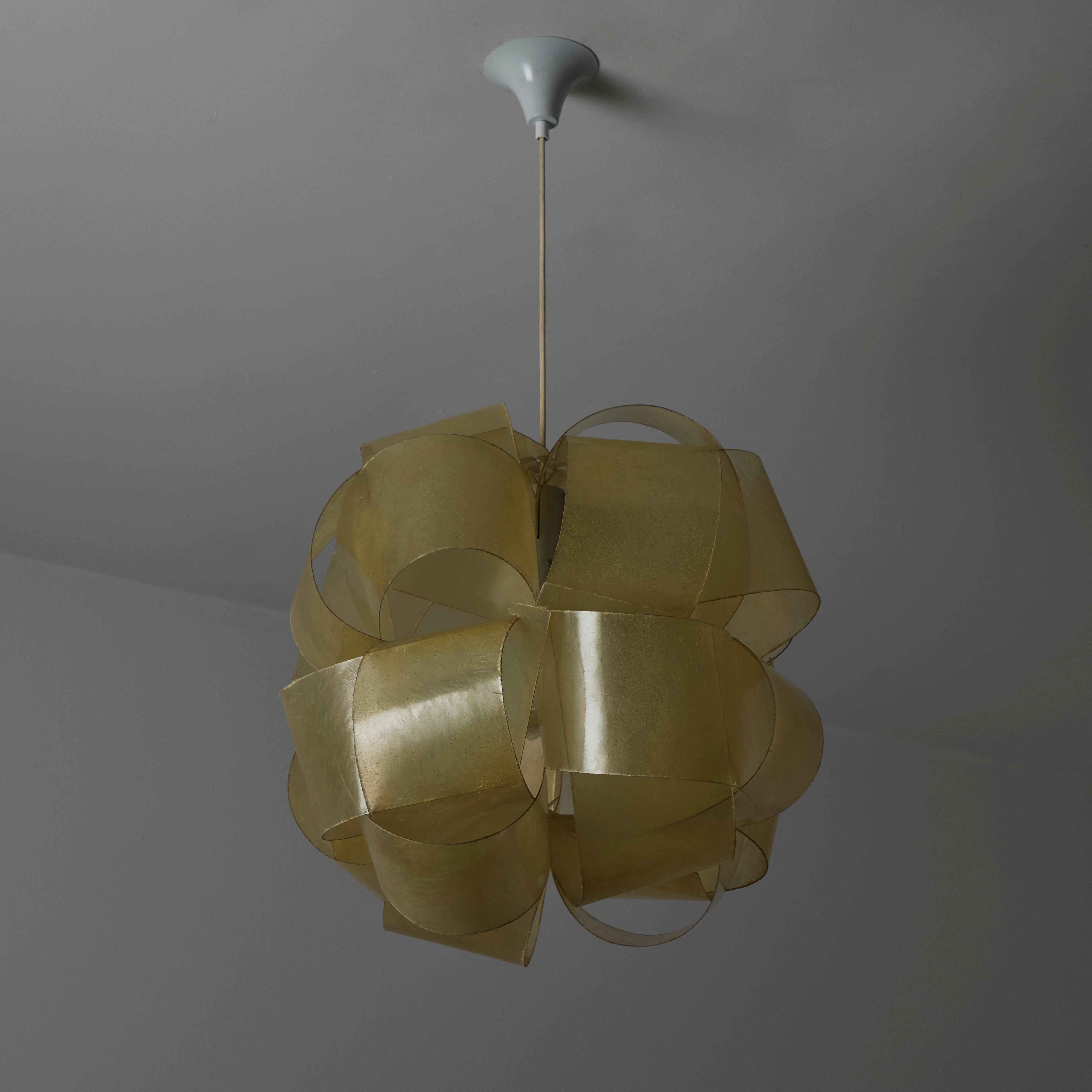 Metal Spire Ceiling Light by Enrico Botta for Diner For Sale