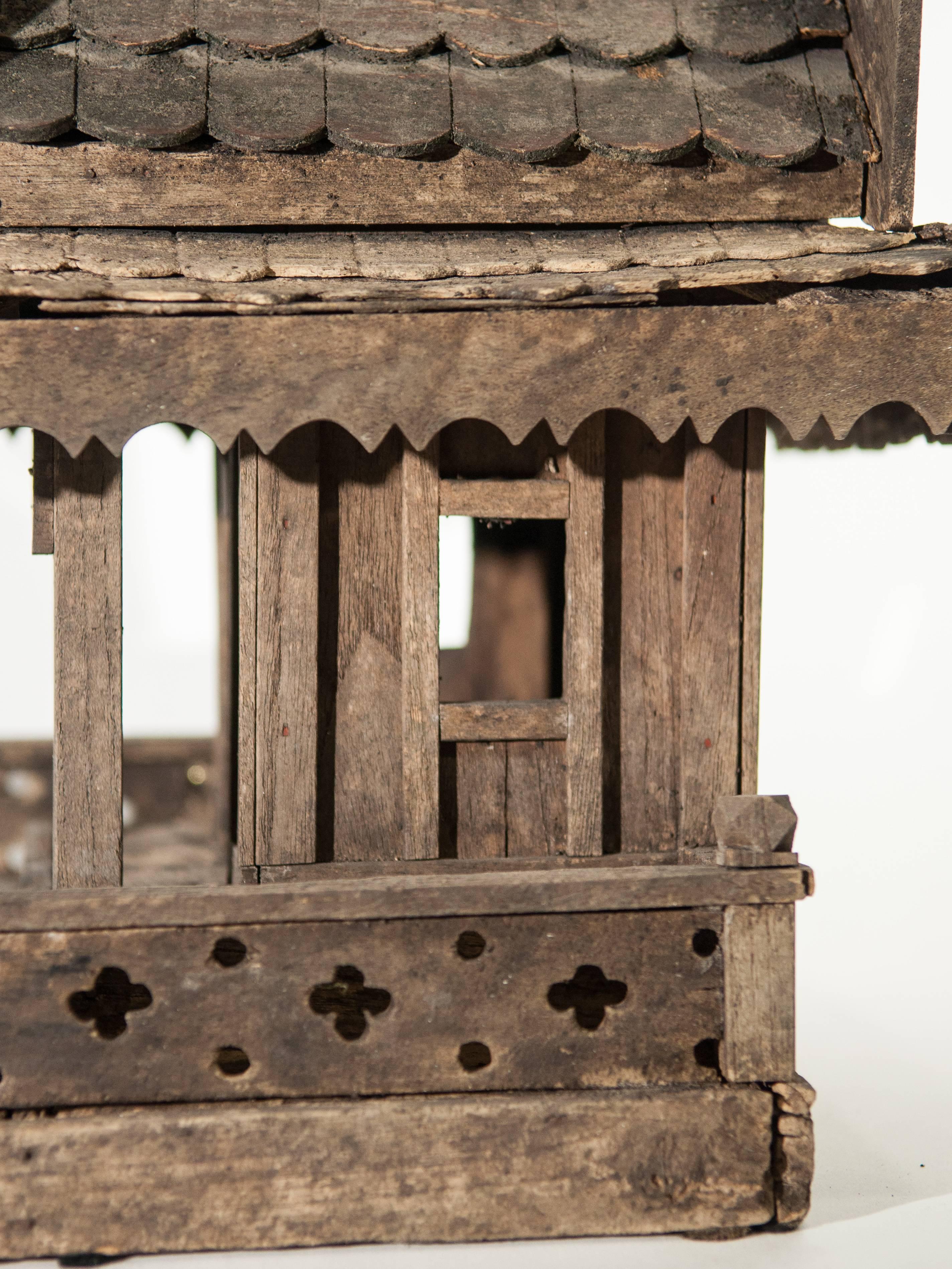 Spirit House from Northern Thailand, Teak, Mid-Late 20th Century 5