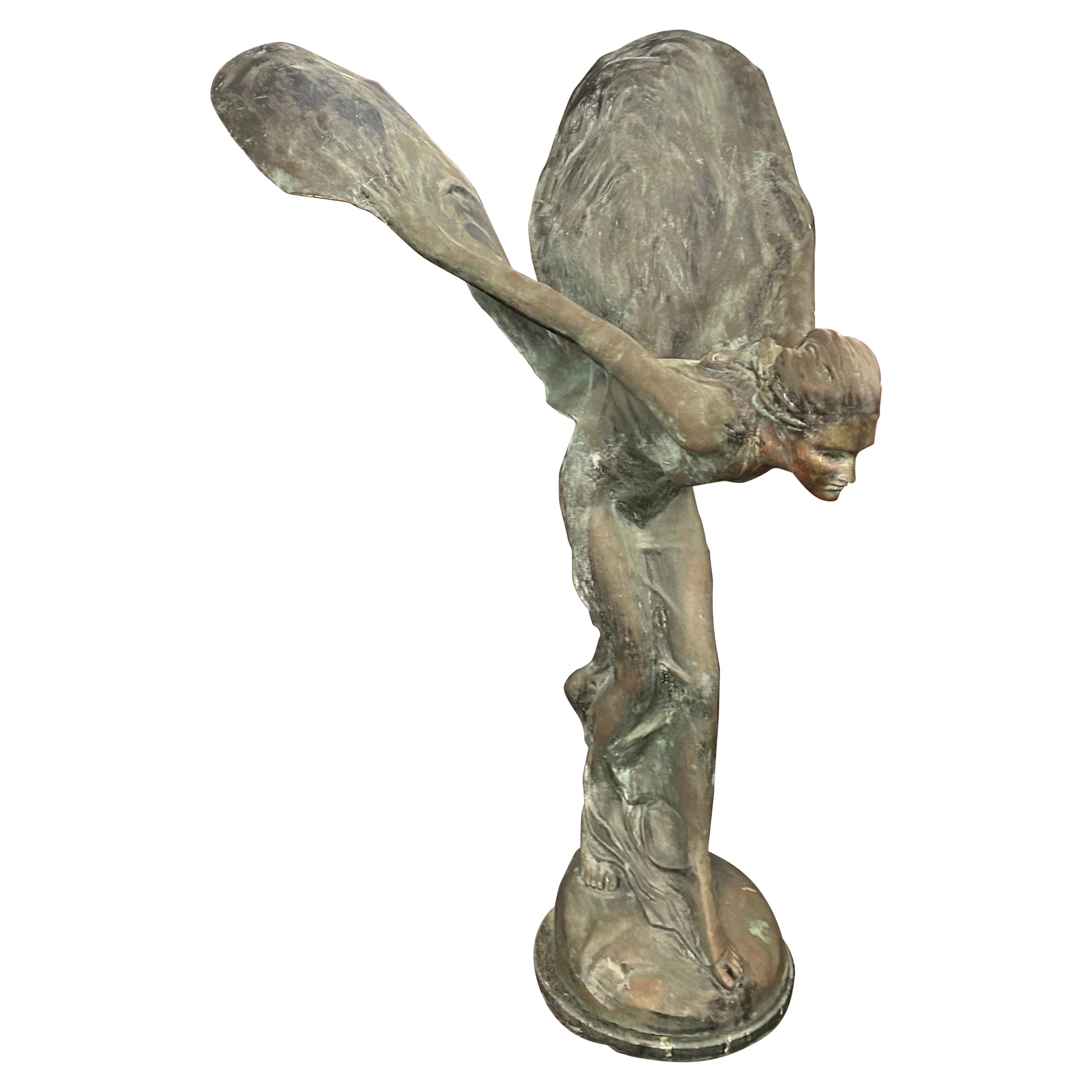 "Geist der Ekstase", monumentale Gartenfigur aus Bronze von Charles Sykes im Angebot