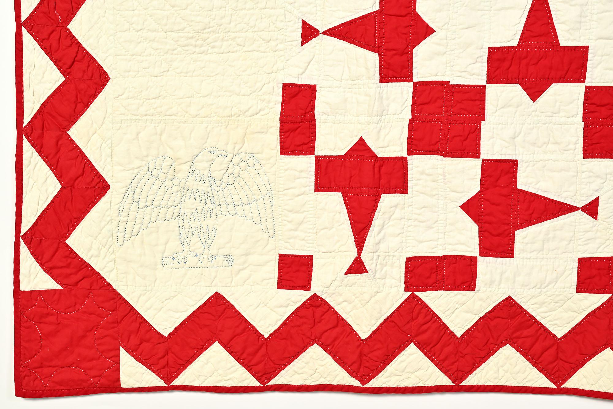 Spirit of St. Louis-Geist  Lindbergh Airplanes Steppdecke (Patchwork) im Angebot