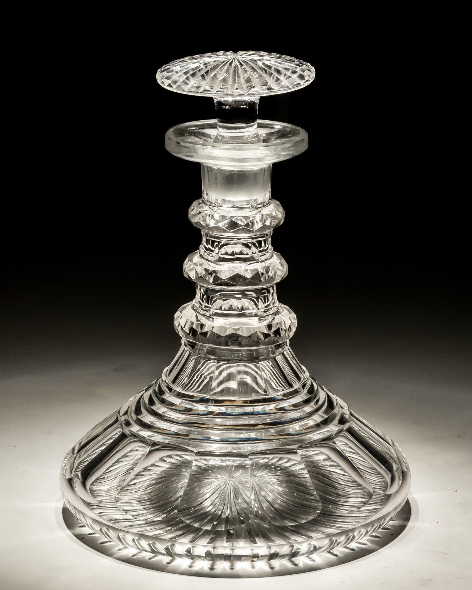Early 19th Century Spirit Ships Decanter For Sale