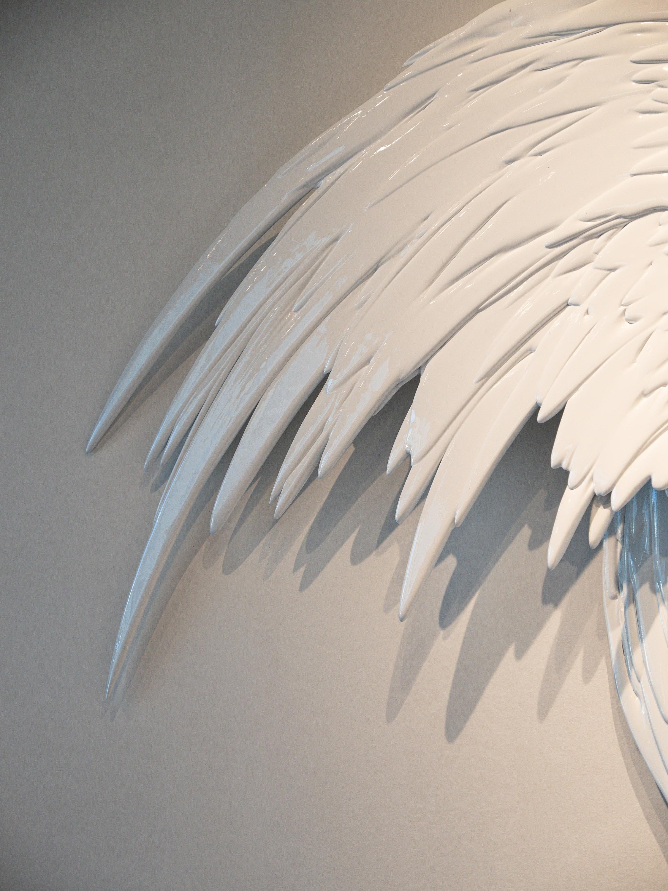Panneau mural Spiritus Blanc brillant en vente 3