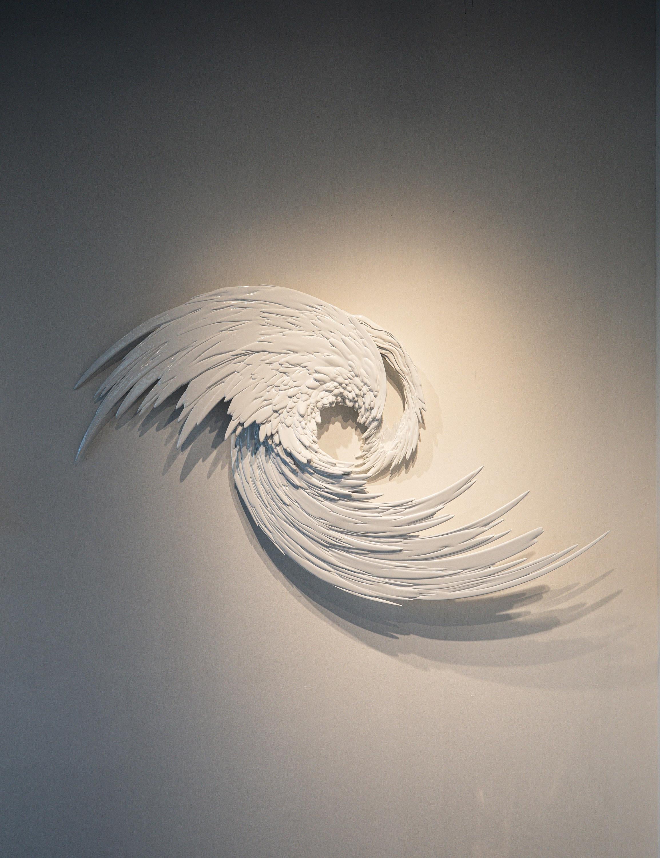 Panneau mural Spiritus Blanc brillant en vente 5