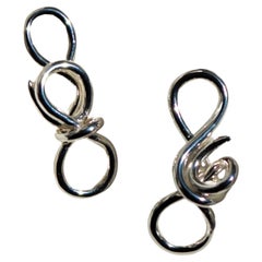 Spiro Sterling Silver Stud Earrings by TIN HAUS