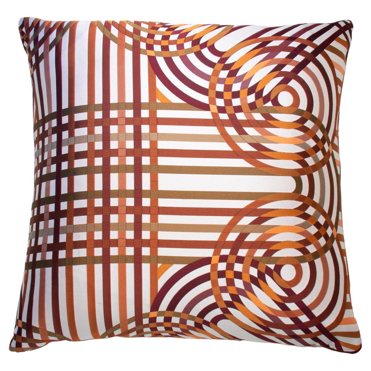 Hermes Pillow Spirographie For Sale