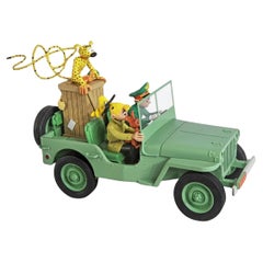 Spirou et Fantasio - Le garage de Franquin " Jeep Wyllis MB "