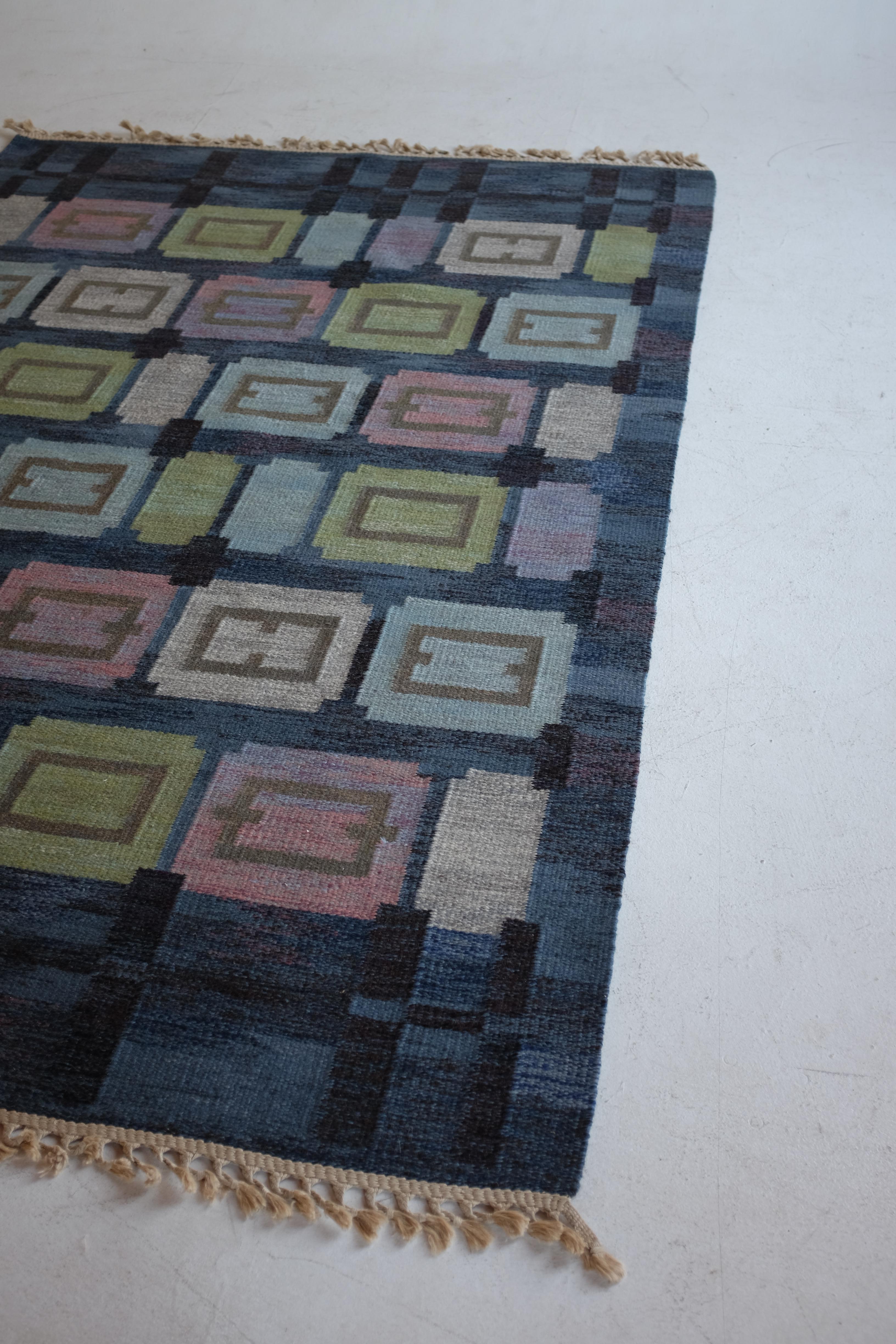 Mid-20th Century Spise Hall rug by Judith Johansson For Sale