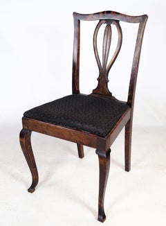 Set Of 4 Dining Room Chairs Made In Mahogany From 1920s