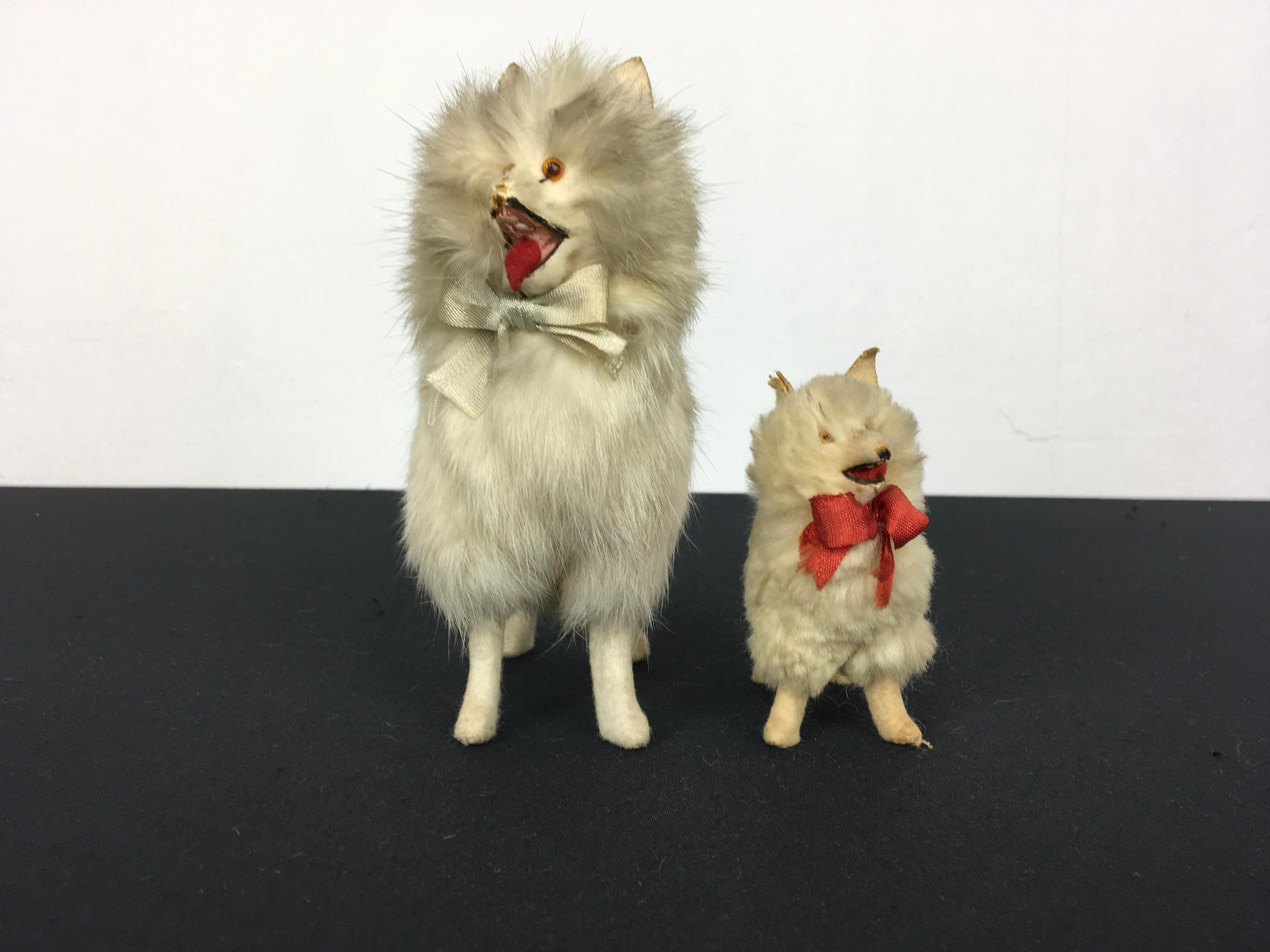 Spitz Pommerische Salon-Hundepuppen für Jumeau-Puppe, Kestner-Puppe (Deutsch) im Angebot