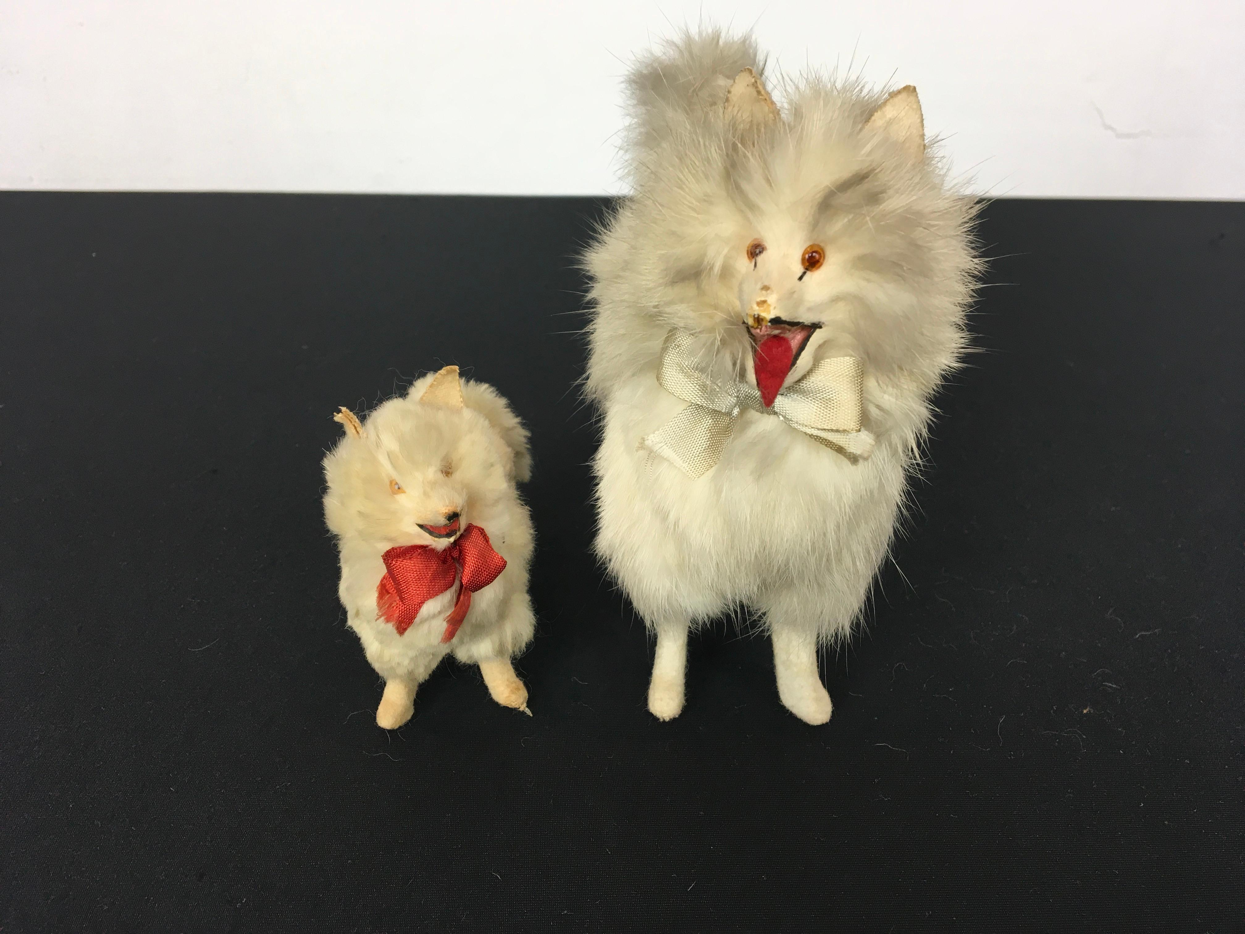 Spitz Pommerische Salon-Hundepuppen für Jumeau-Puppe, Kestner-Puppe im Zustand „Gut“ im Angebot in Antwerp, BE