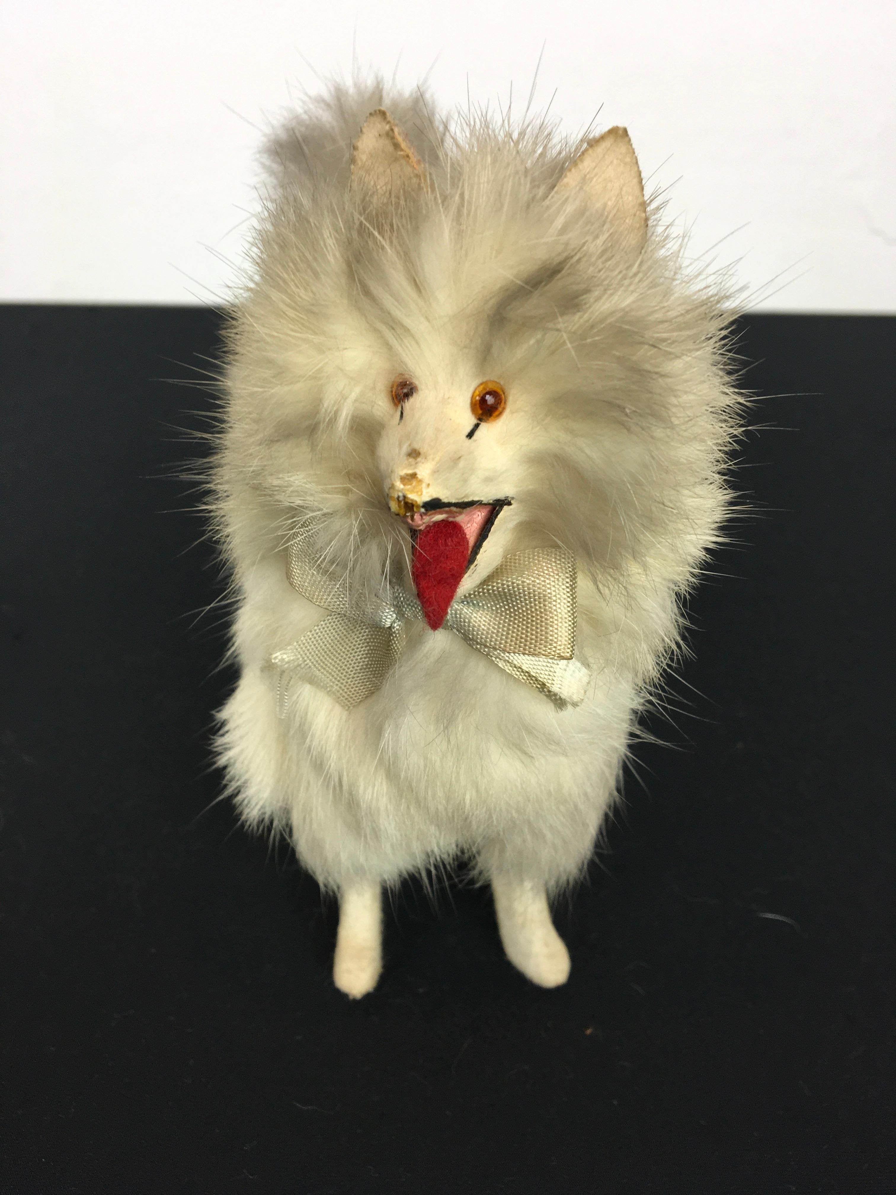Art Nouveau Spitz Pomeranian Salon Dog dolls for Jumeau Doll, Kestner Doll For Sale