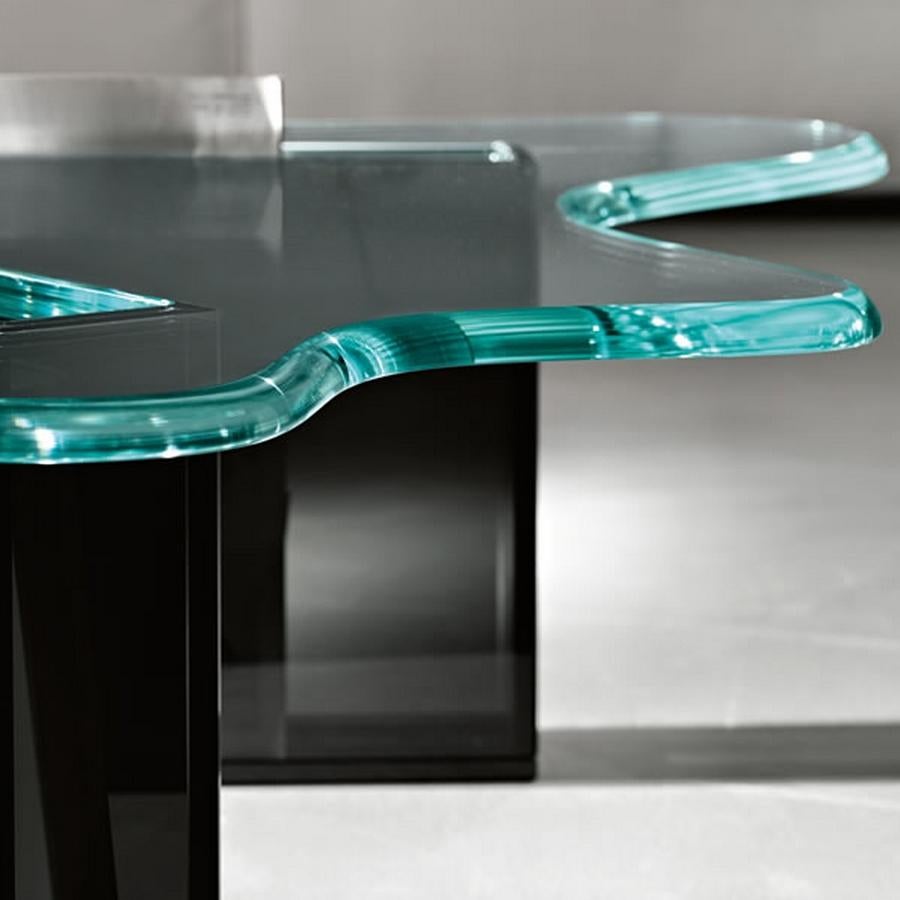 Modern Splash Glass Coffee Table, Designed by Karim Rashid, Made in Italy For Sale