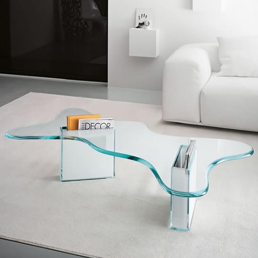 Splash Glass Coffee Table, Designed by Karim Rashid, Made in Italy In New Condition For Sale In Beverly Hills, CA