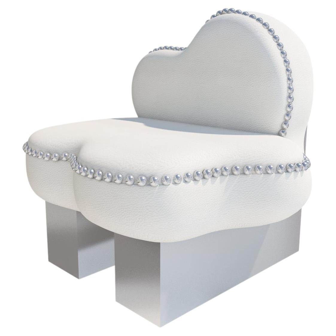 Chaise longue Splash avec accents sphériques par Melis Tatlicibasi
