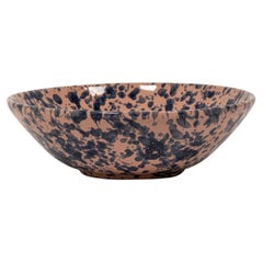 Splatter Bowl, Large, Blue and Pink