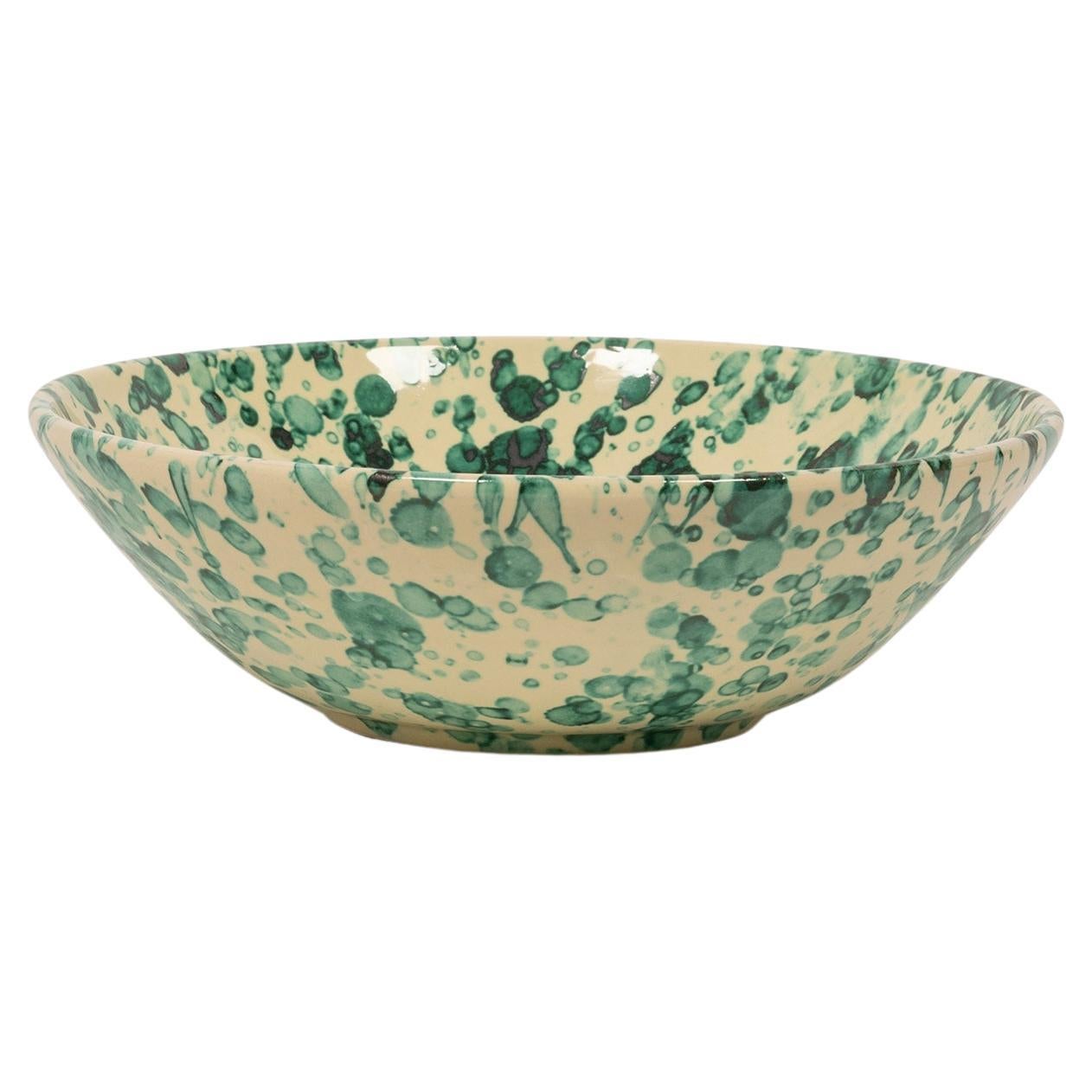 Splatter Bowl, Large, green